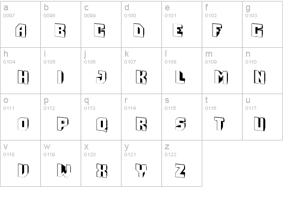 a_Simpler3DShiftDown details - Free Fonts at FontZone.net