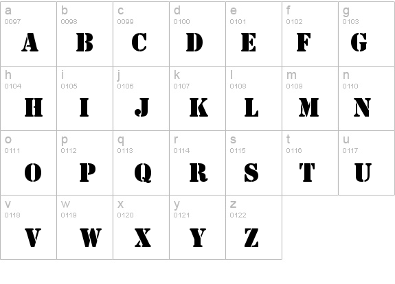 a_Stamper Bold details - Free Fonts at FontZone.net