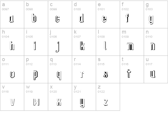 a_Technics3D DemiBold details - Free Fonts at FontZone.net
