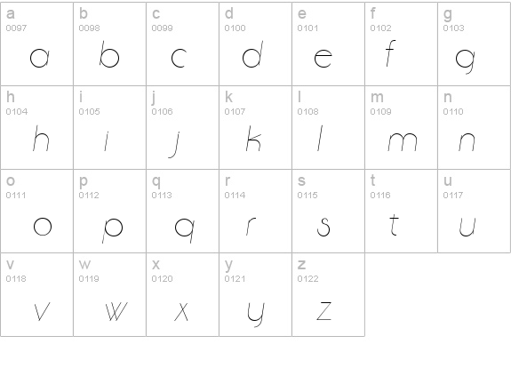 AaseLightItalic details - Free Fonts at FontZone.net