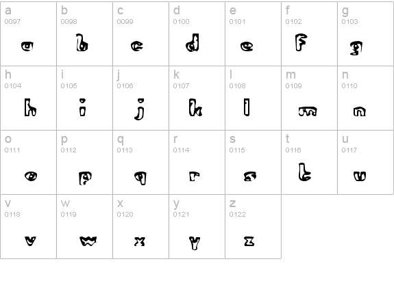 Abandoned Bitplane details - Free Fonts at FontZone.net