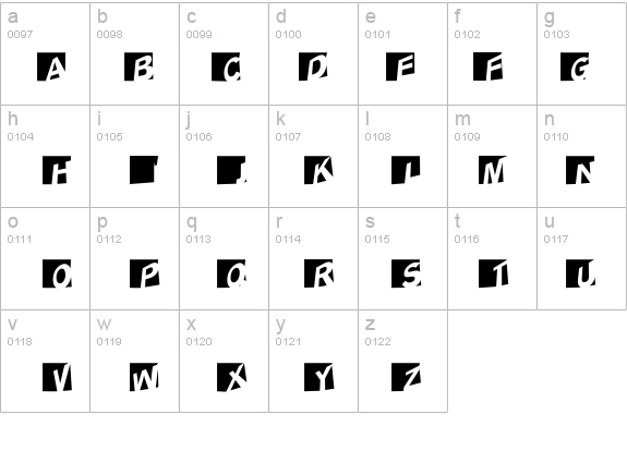 ABCLogosXYZCrazy-Oblique details - Free Fonts at FontZone.net