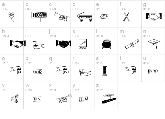 AC4 CourtiDings1 details - Free Fonts at FontZone.net