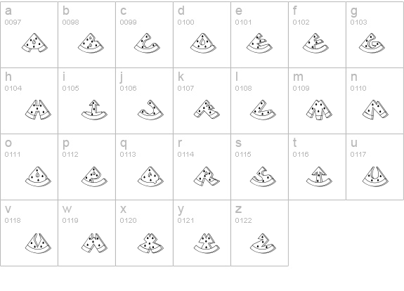 Accent Watermelon details - Free Fonts at FontZone.net