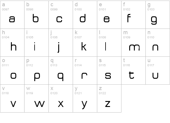 Acens details - Free Fonts at FontZone.net