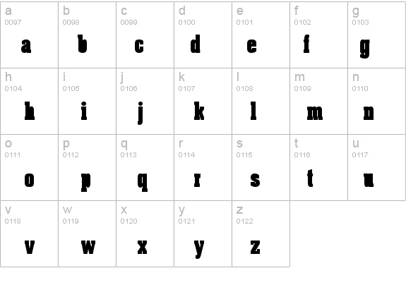 AcklinCondensed Regular details - Free Fonts at FontZone.net
