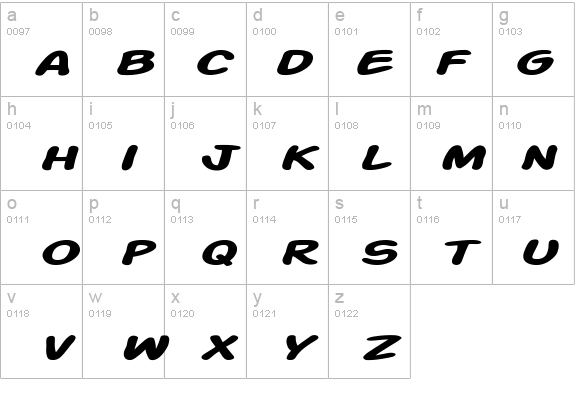 Action Man Extended Bold Italic details - Free Fonts at FontZone.net