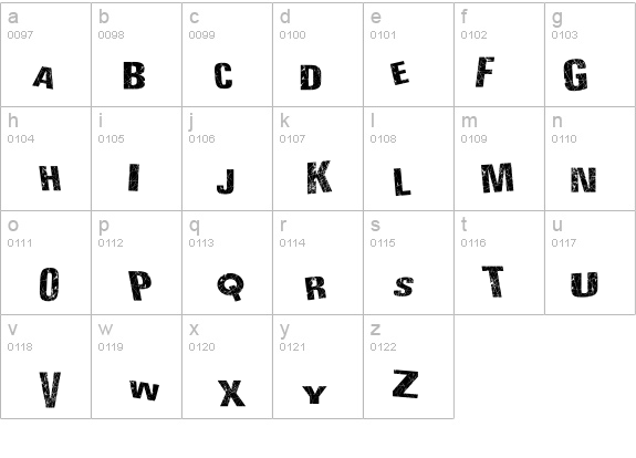Action of the Time UPPER CASE details - Free Fonts at FontZone.net