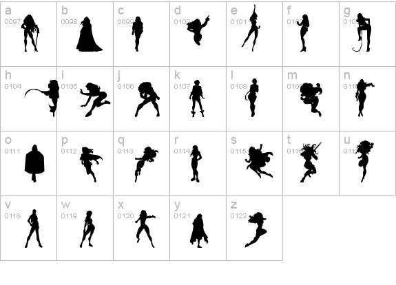 Action Women details - Free Fonts at FontZone.net