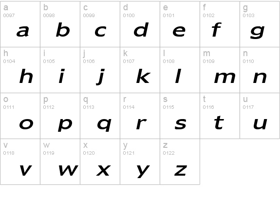 Adams Wide Italic details - Free Fonts at FontZone.net