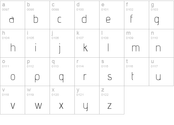 advent Extra Light details - Free Fonts at FontZone.net