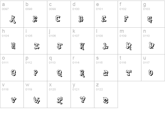 aerosol menace shadow details - Free Fonts at FontZone.net