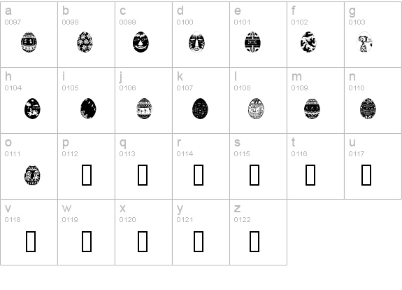 AfricanEggs details - Free Fonts at FontZone.net