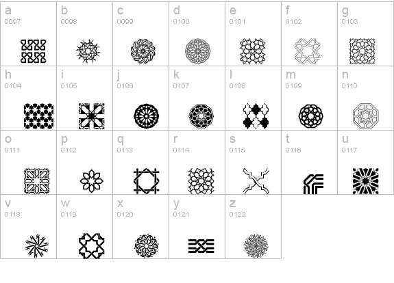 AGA Arabesque Free Sample details - Free Fonts at FontZone.net