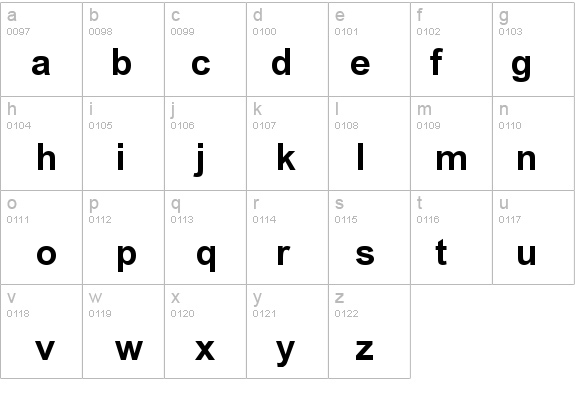 AHD Symbol Sans Bold details - Free Fonts at FontZone.net