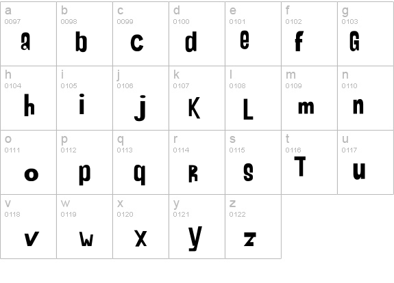 AHDN details - Free Fonts at FontZone.net