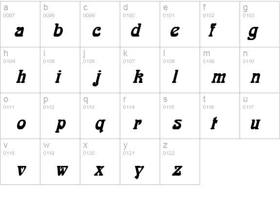 Aidan Thin BoldItalic details - Free Fonts at FontZone.net