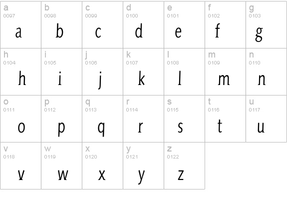 AidaSerifa-Condensed details - Free Fonts at FontZone.net