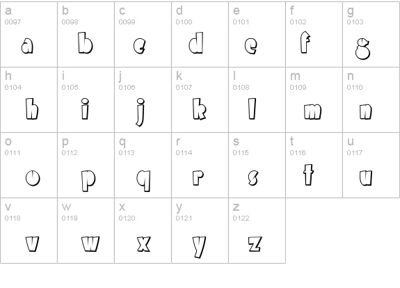 Airmole Shaded details - Free Fonts at FontZone.net