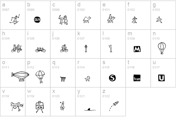 AleTransportLL details - Free Fonts at FontZone.net