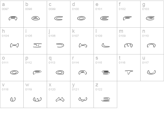 alienation Outline details - Free Fonts at FontZone.net