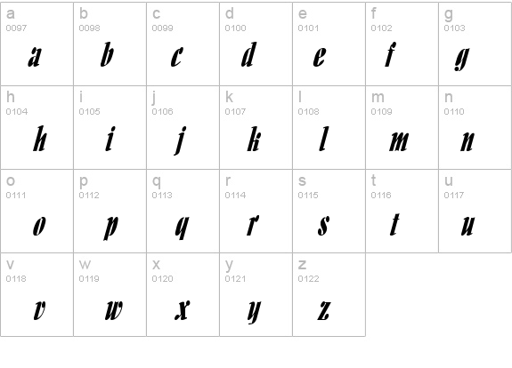 Aloe-Condensed Italic details - Free Fonts at FontZone.net