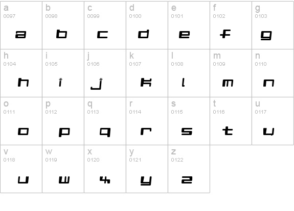 Alpha Niner i details - Free Fonts at FontZone.net