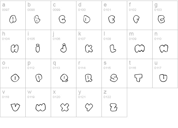 Alpha street details - Free Fonts at FontZone.net