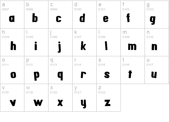 AlphaFridgeMagnets  details - Free Fonts at FontZone.net