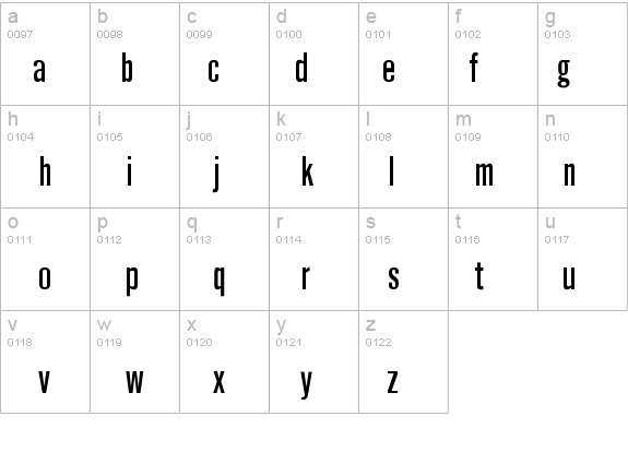 Alpin Gothic No 1 Cg details - Free Fonts at FontZone.net