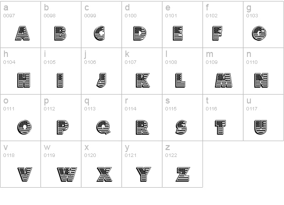 American Dream details - Free Fonts at FontZone.net