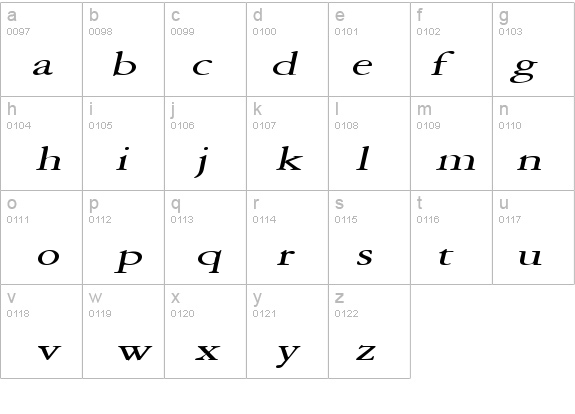 Amery Extended Italic details - Free Fonts at FontZone.net