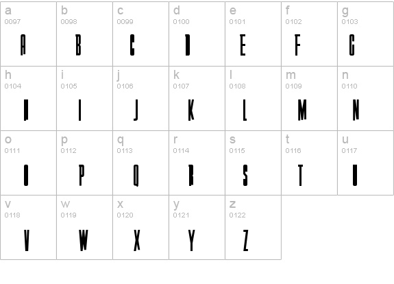 Anderson Captain Scarlet details - Free Fonts at FontZone.net