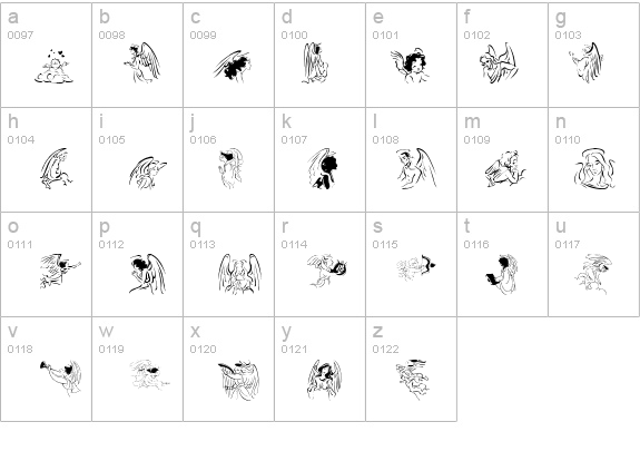 Angelinos details - Free Fonts at FontZone.net