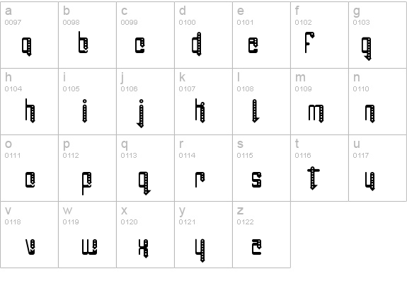 Angie Pierced details - Free Fonts at FontZone.net