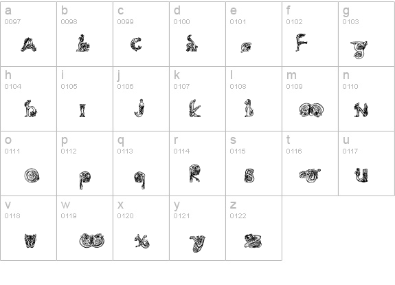 Animal Caps details - Free Fonts at FontZone.net