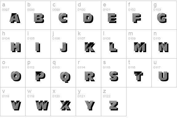 Anthracite details - Free Fonts at FontZone.net