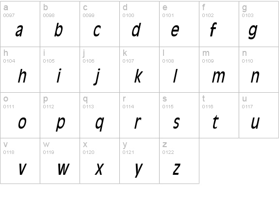 Antiqua 101 Thin Italic details - Free Fonts at FontZone.net