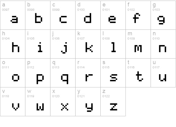 Apple ][ details - Free Fonts at FontZone.net