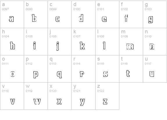 AquariusOutline-Regular DB details - Free Fonts at FontZone.net