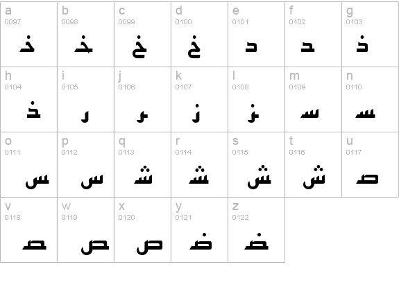 ArabicSans Bold details - Free Fonts at FontZone.net