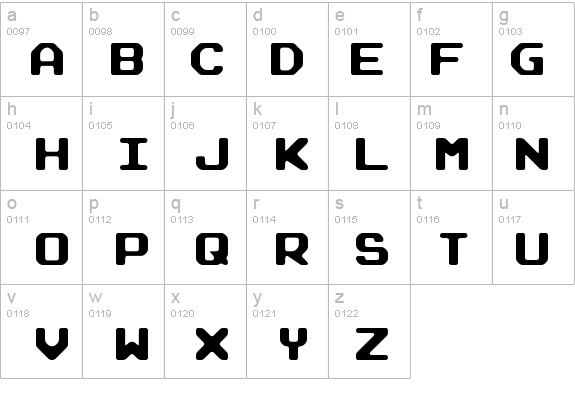 Arcade Rounded details - Free Fonts at FontZone.net