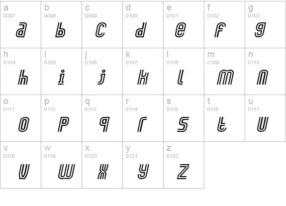 Arch-Extended Italic details - Free Fonts at FontZone.net