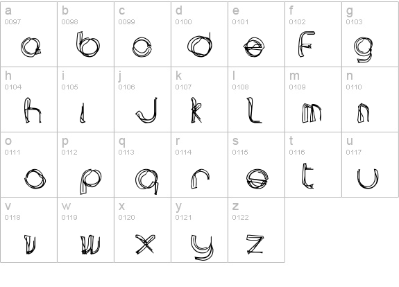 area LINEe details - Free Fonts at FontZone.net