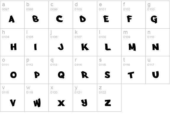 Arfmoochikncheez details - Free Fonts at FontZone.net