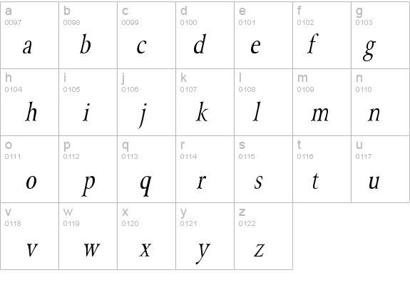 Array-Condensed Italic details - Free Fonts at FontZone.net