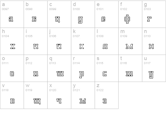 ARSENAL_vk outline details - Free Fonts at FontZone.net