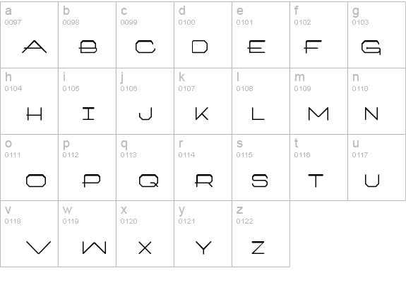 ArtlookinOneType details - Free Fonts at FontZone.net