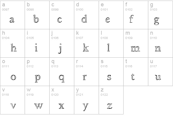 AshaOutline details - Free Fonts at FontZone.net