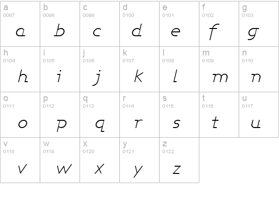 Ashby Light Italic details - Free Fonts at FontZone.net